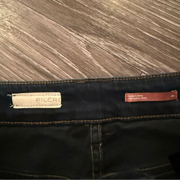 Pilcro Dark Wash Flare Jeans - Picture 4 of 8
